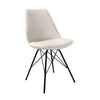 Chaise De Bar Velours Ivoire Confort Design Moderne | NOVA