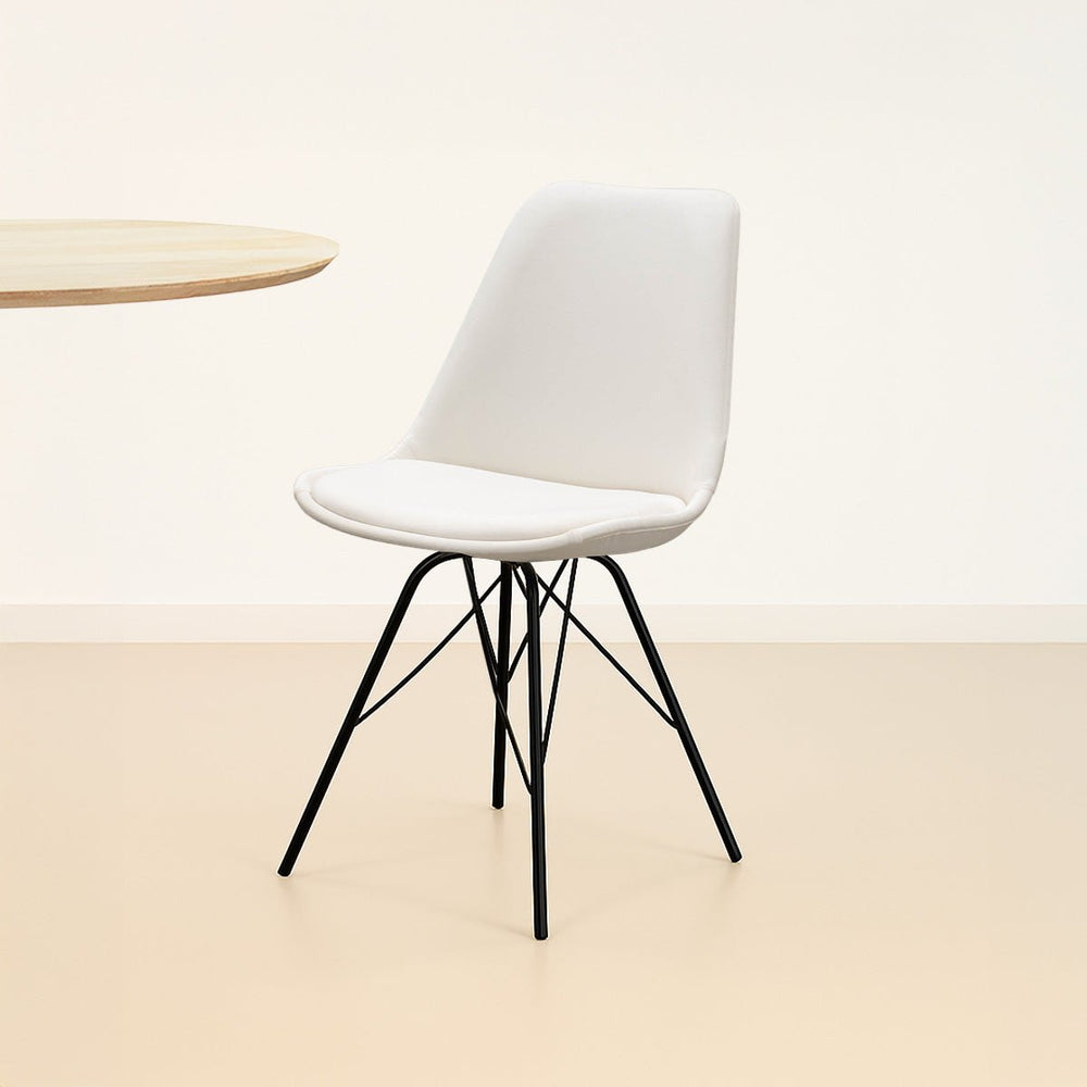 Chaise De Bar Velours Ivoire Confort Design Moderne | NOVA - Designix