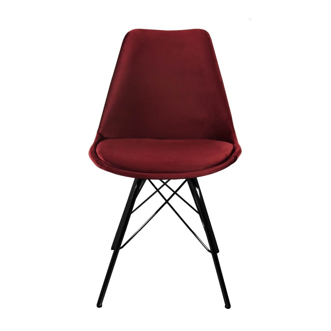 Chaise De Bar Velvet Rouge Confort Et Design Moderne | LUXA - Designix