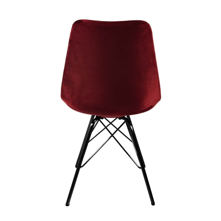 Chaise De Bar Velvet Rouge Confort Et Design Moderne | LUXA - Designix