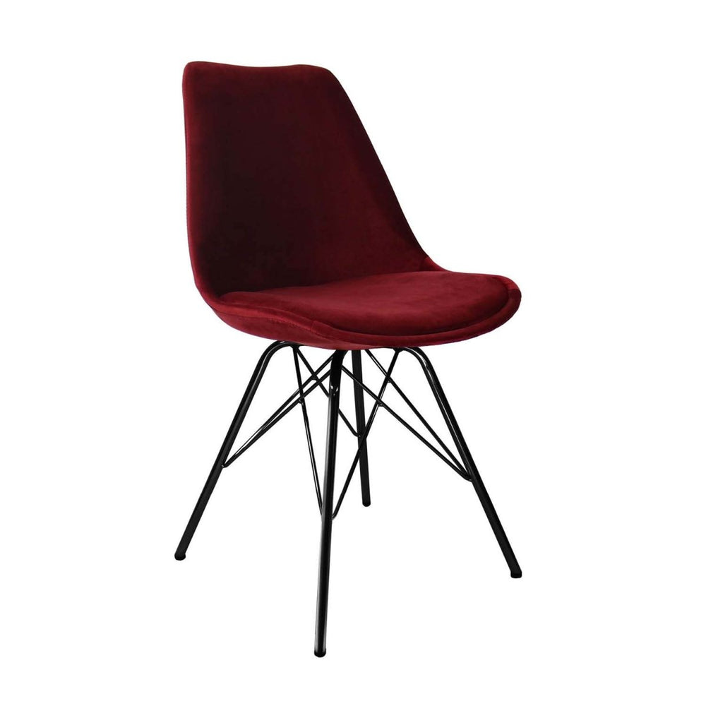 Chaise De Bar Velvet Rouge Confort Et Design Moderne | LUXA - Designix