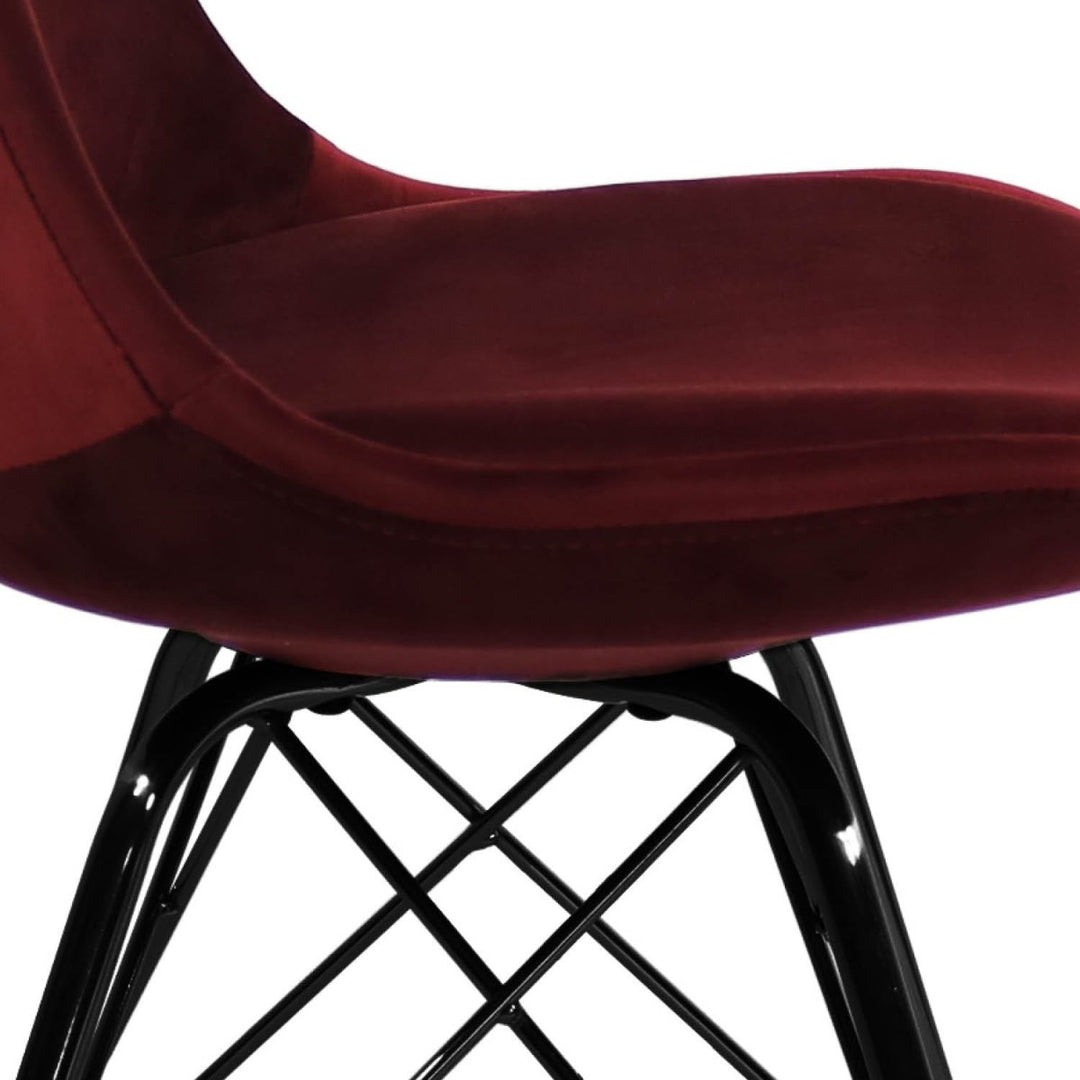 Chaise De Bar Velvet Rouge Confort Et Design Moderne | LUXA - Designix