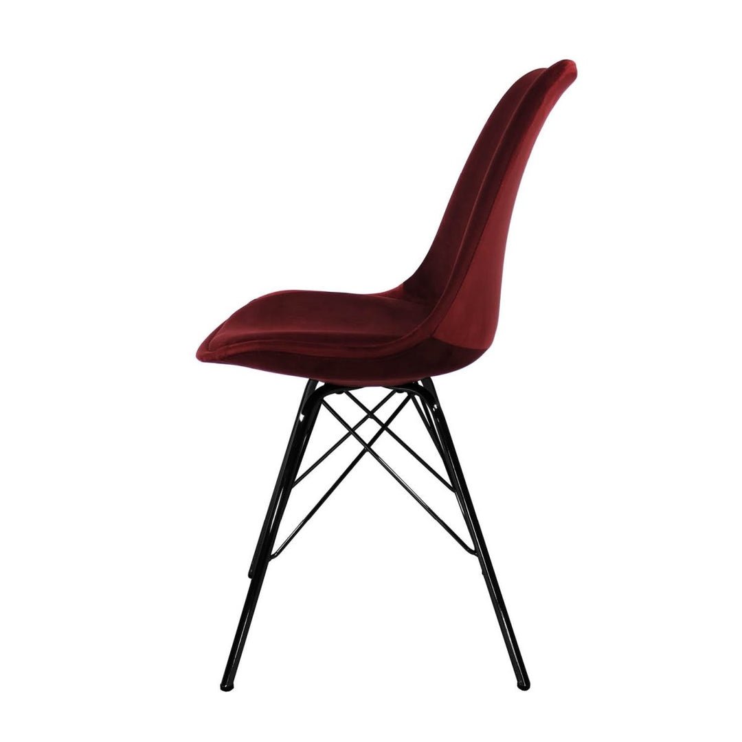 Chaise De Bar Velvet Rouge Confort Et Design Moderne | LUXA - Designix