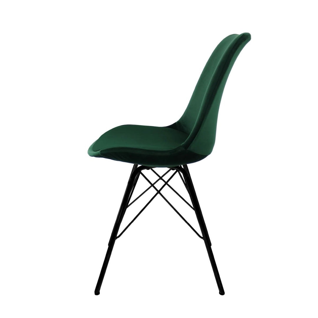 Chaise de Bar Velvet Vert Foncé Polyvalente | LUXA - Designix