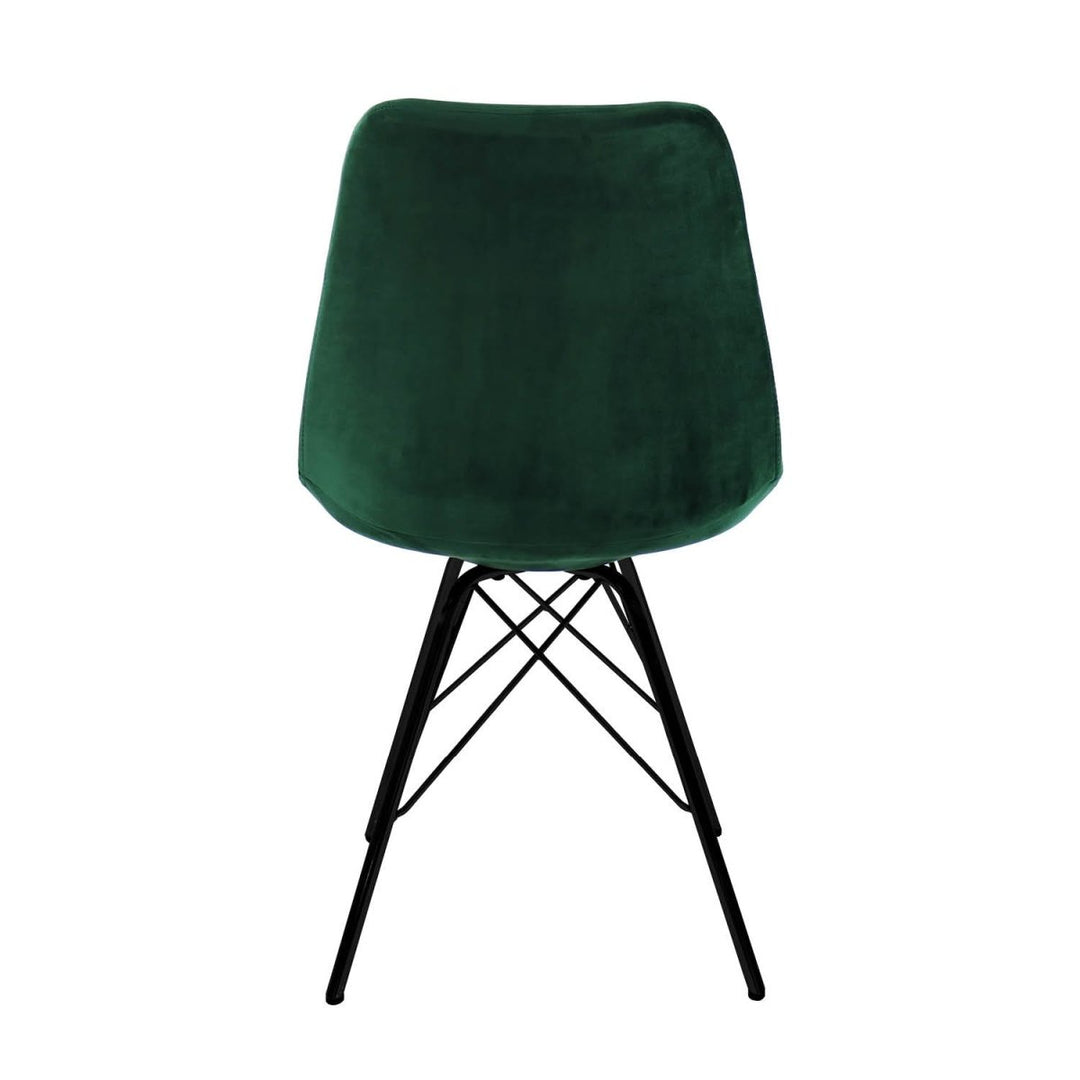 Chaise de Bar Velvet Vert Foncé Polyvalente | LUXA - Designix
