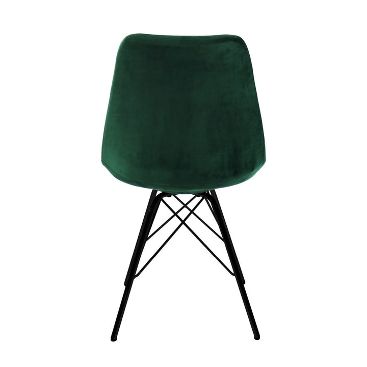 Chaise de Bar Velvet Vert Foncé Polyvalente | LUXA - Designix