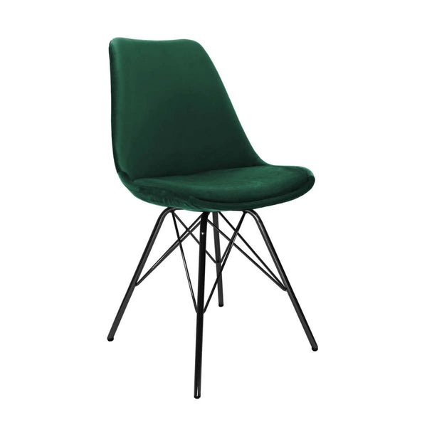 Chaise de Bar Velvet Vert Foncé Polyvalente | LUXA