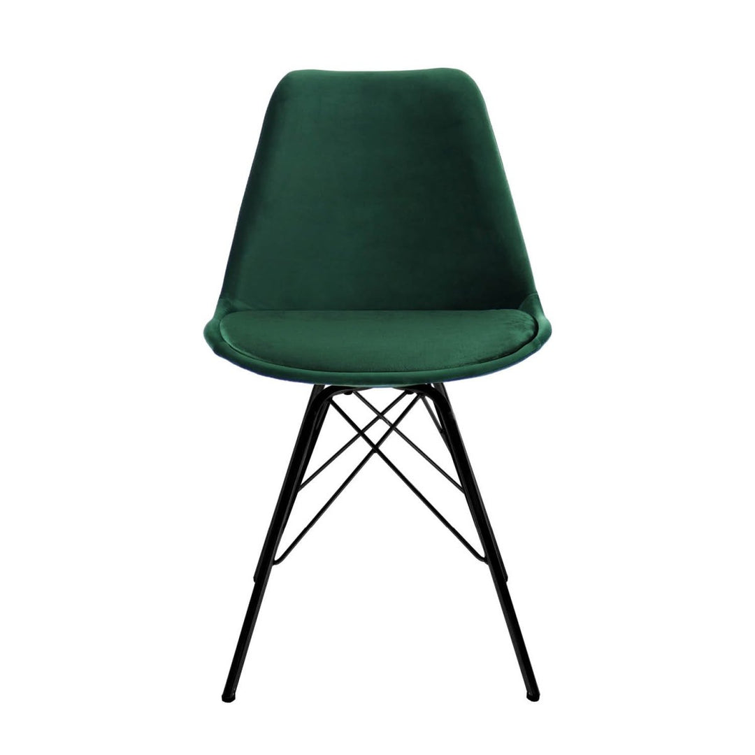 Chaise de Bar Velvet Vert Foncé Polyvalente | LUXA - Designix