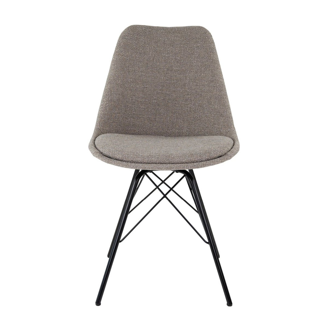 Chaise de Bureau Gris Texturée Confort et Élégance Moderne | OLIV - Designix