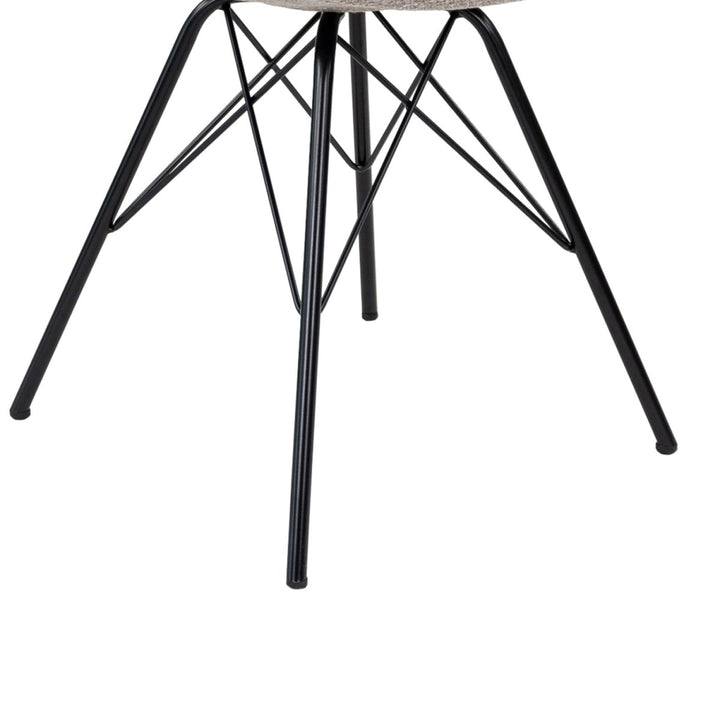 Chaise de Bureau Gris Texturée Confort et Élégance Moderne | OLIV - Designix