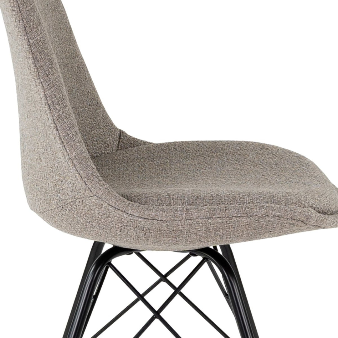 Chaise de Bureau Gris Texturée Confort et Élégance Moderne | OLIV - Designix