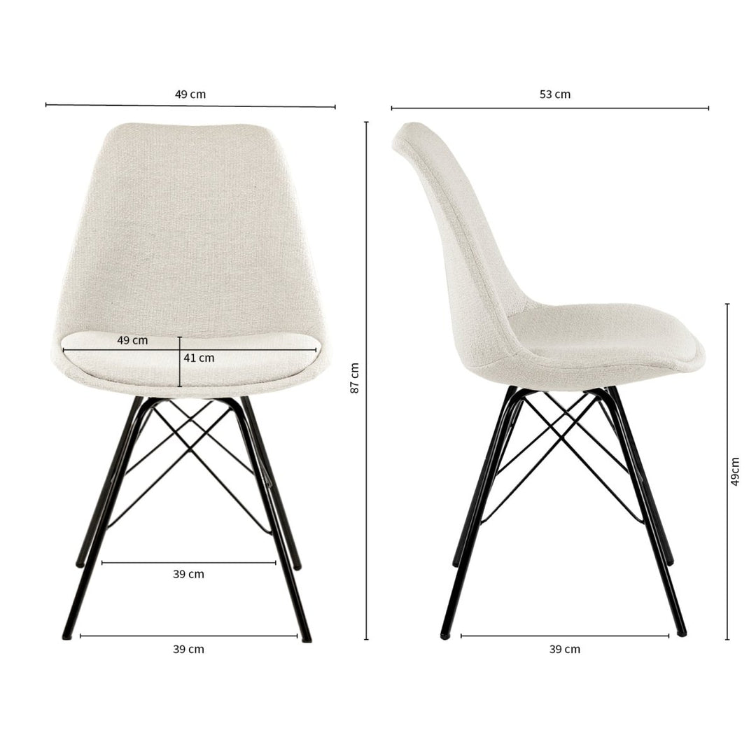 Chaise de Bureau Moderne et Confortable Avec Assise Tissée | YALI - Designix