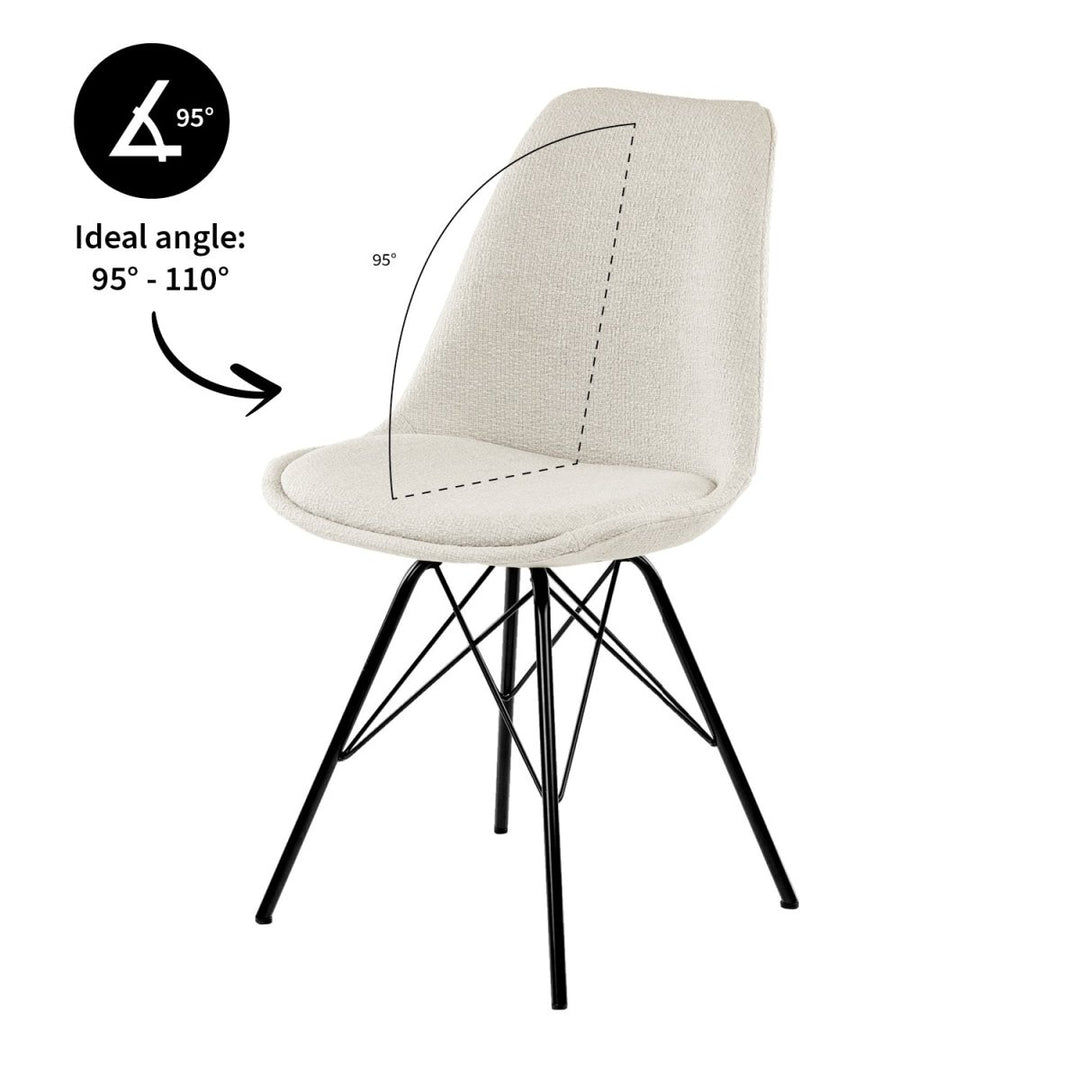 Chaise de Bureau Moderne et Confortable Avec Assise Tissée | YALI - Designix