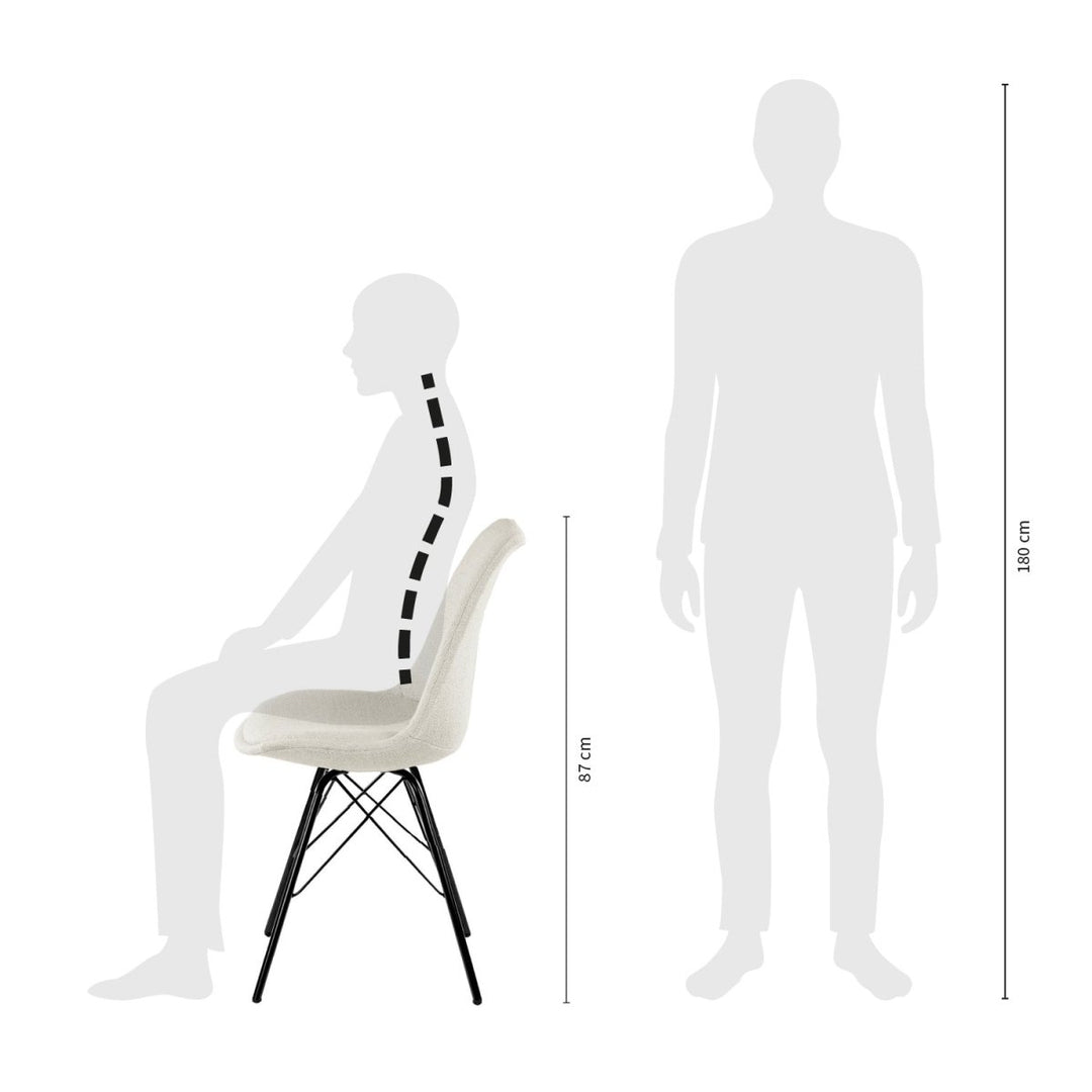 Chaise de Bureau Moderne et Confortable Avec Assise Tissée | YALI - Designix