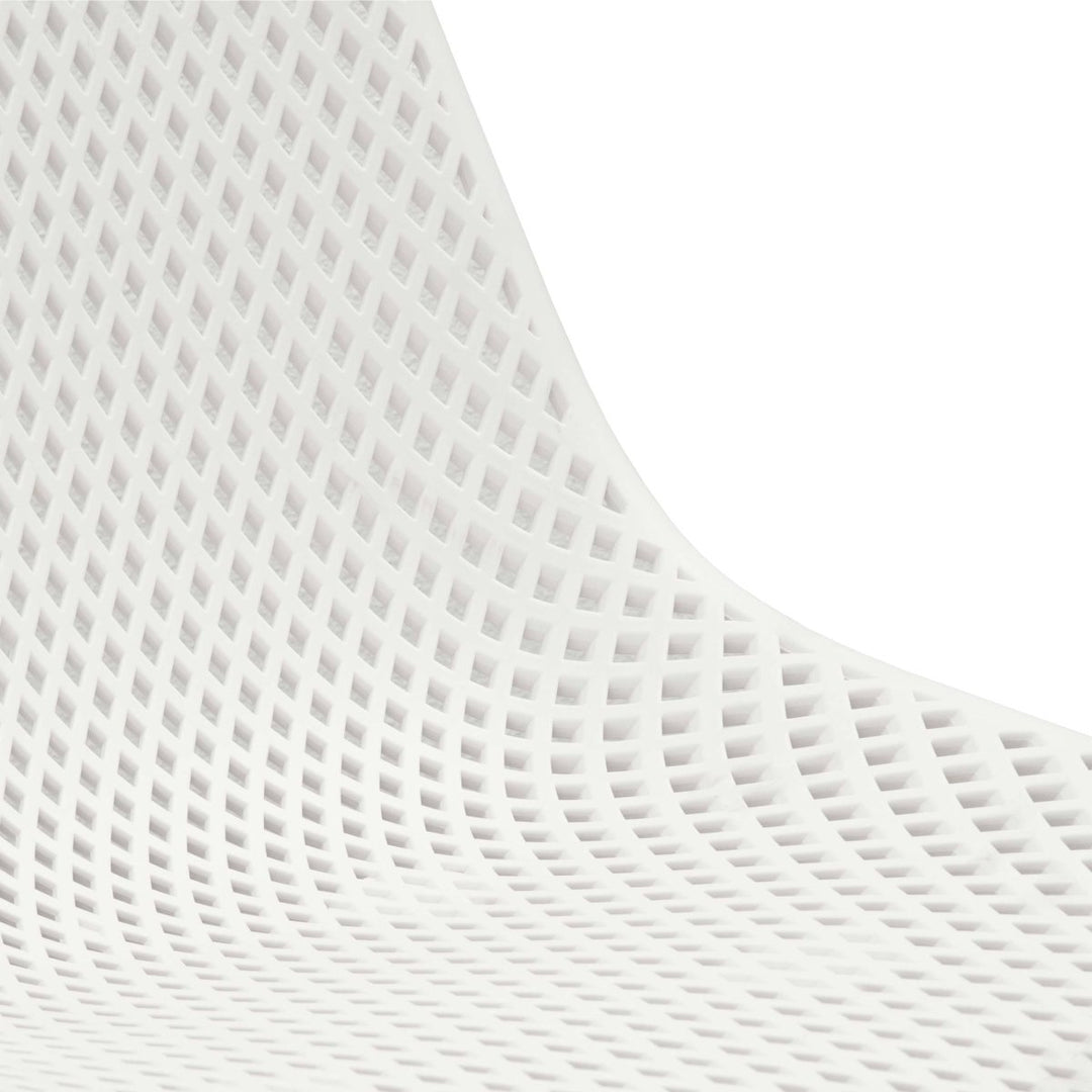 Chaise de Jardin Confort Extérieur Moderne pour Espaces Vert Blanc | LUMI - Designix