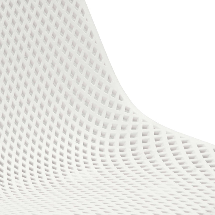 Chaise de Jardin Confort Extérieur Moderne pour Espaces Vert Blanc | LUMI - Designix