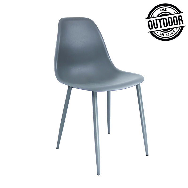 Chaise de Jardin Confort Plastique AntiUV Design | NERO - Designix