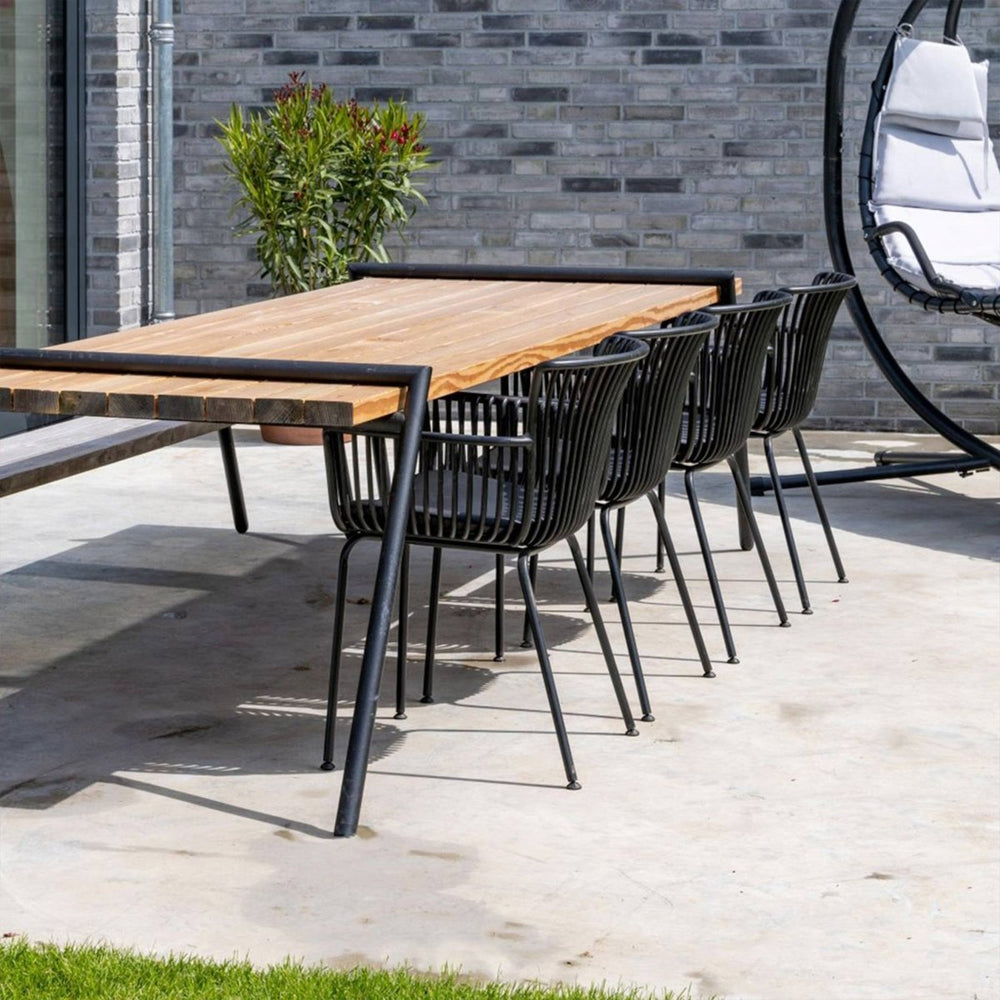 Chaise De Jardin Ergonomique Avec Repos Bras Et Assise PU Confortable | NOVA - Designix