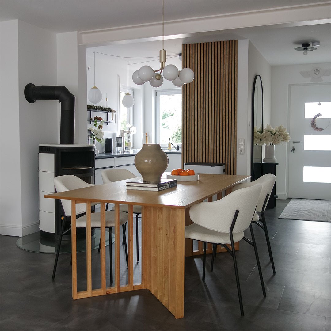 Chaise de Salle à Manger Bouclée Confortable | LUMA - Designix