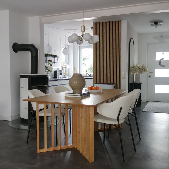 Chaise de Salle à Manger Bouclée Confortable | LUMA - Designix