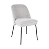 Chaise de Salle à Manger Confort Moderne Tissée | LUXA