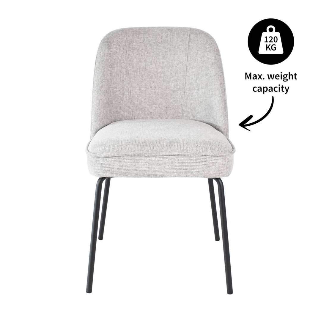 Chaise de Salle à Manger Confort Moderne Tissée | LUXA - Designix