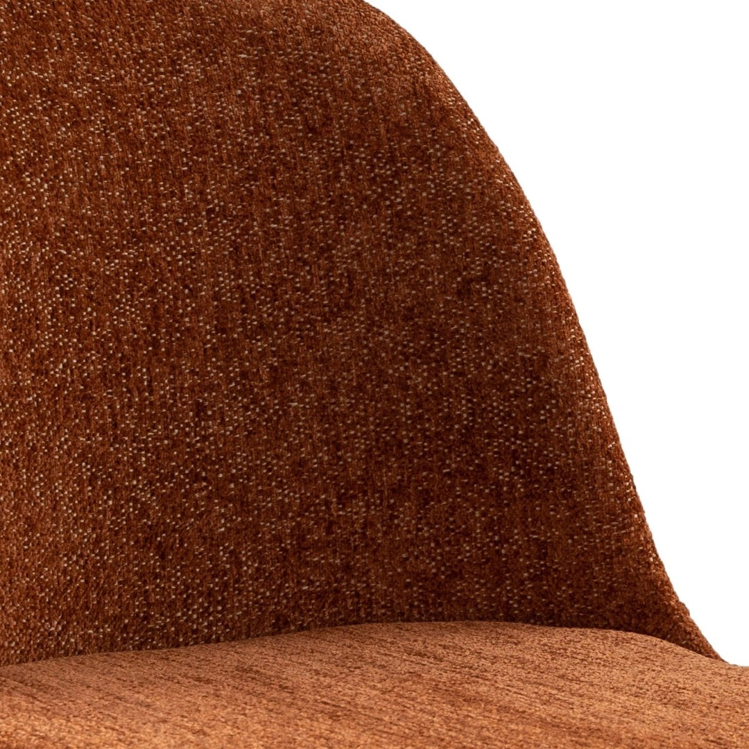 Chaise De Salle À Manger Confort Tissu Orange | GARI - Designix