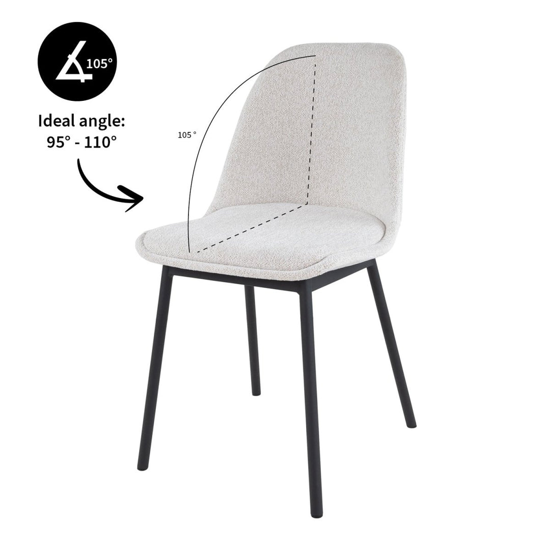 Chaise De Salle À Manger Confort Ultra Design Moderne | NOVA - Designix
