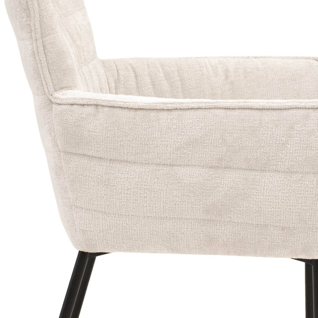 Chaise de salle à manger contemporaine en Chenille | LYRA - Designix