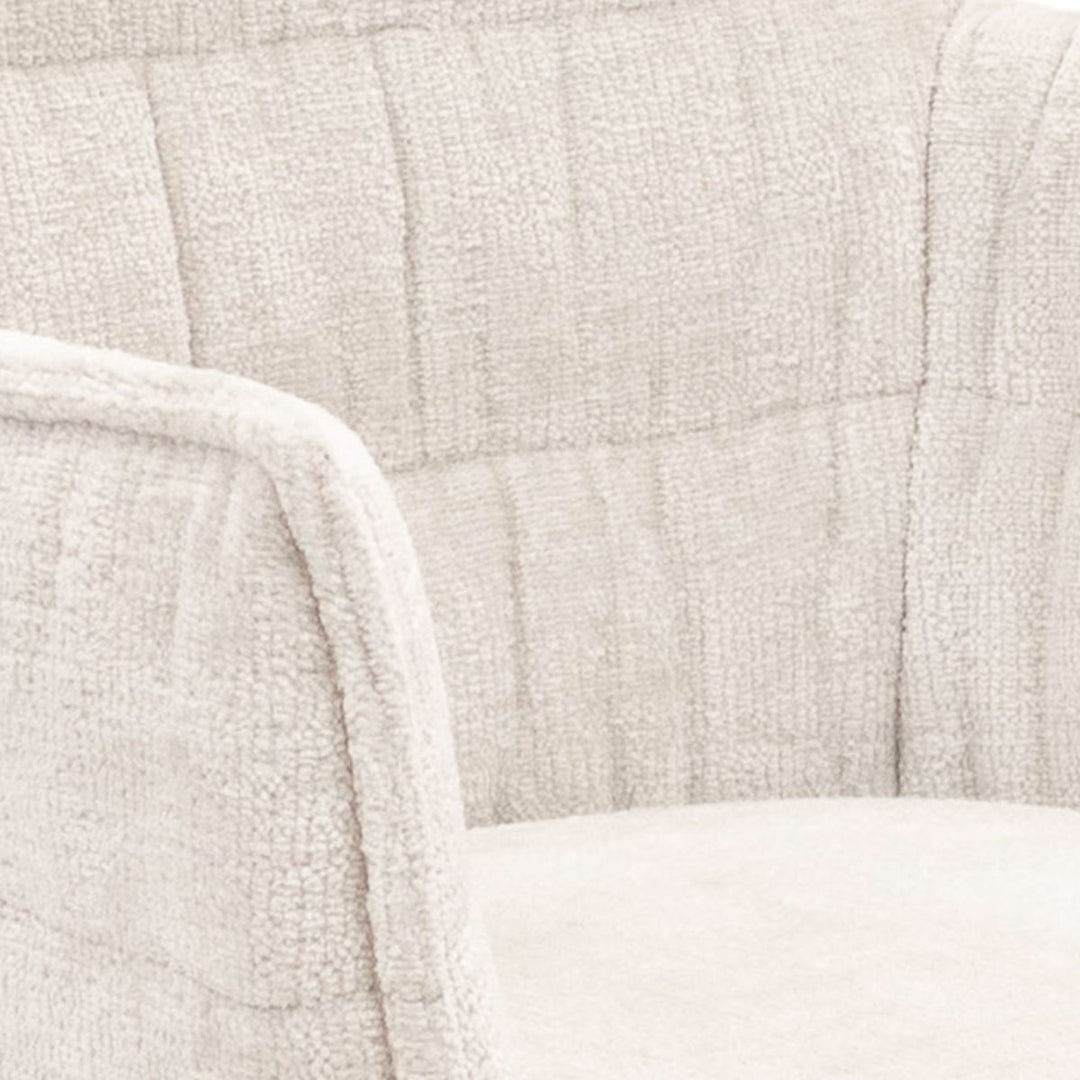 Chaise de salle à manger contemporaine en Chenille | LYRA - Designix