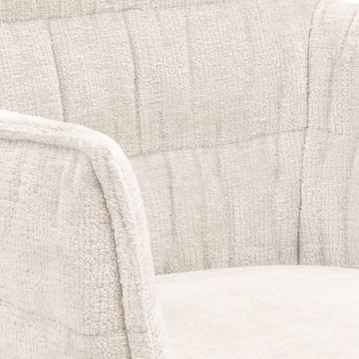 Chaise de salle à manger contemporaine en Chenille | LYRA - Designix