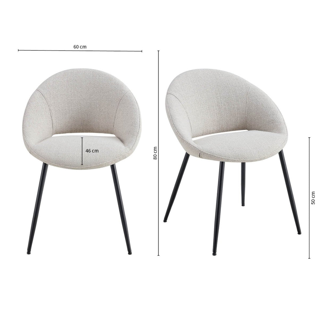 Chaise de salle à manger contemporaine et chic | NOVA - Designix