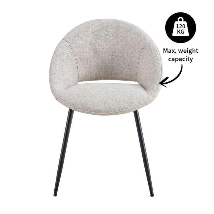 Chaise de salle à manger contemporaine et chic | NOVA - Designix