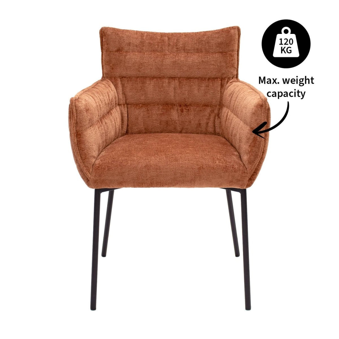 Chaise de salle à manger contemporaine et confortable | GOOS - Designix