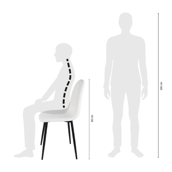 Chaise de Salle à Manger Contemporaine et Confortable | MEES - Designix