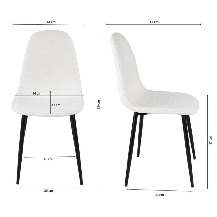 Chaise de Salle à Manger Contemporaine et Confortable | MEES - Designix