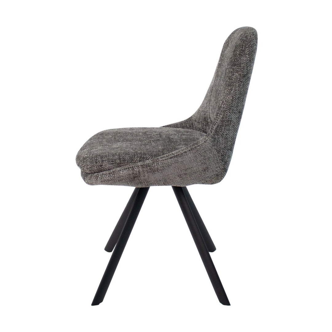 Chaise De Salle À Manger Contemporaine Gris Foncé | NYLE - Designix