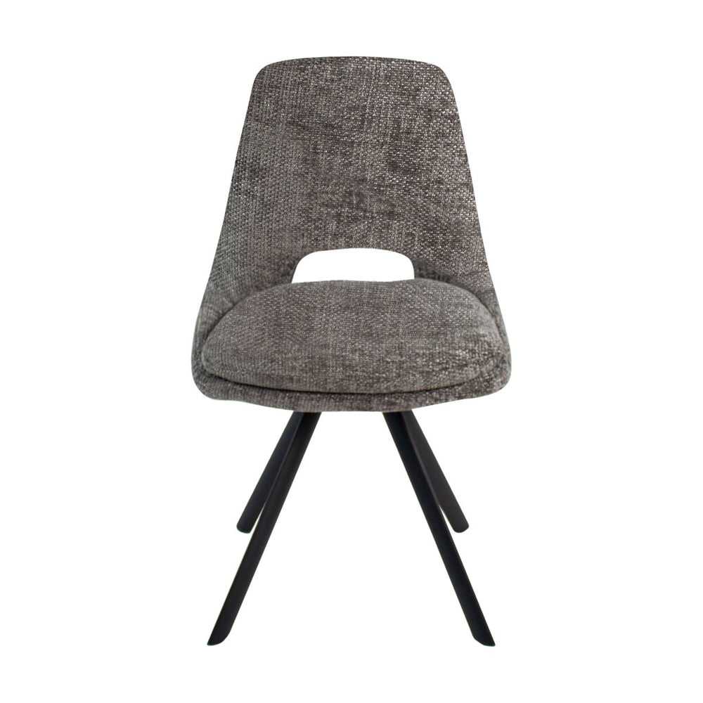 Chaise De Salle À Manger Contemporaine Gris Foncé | NYLE - Designix