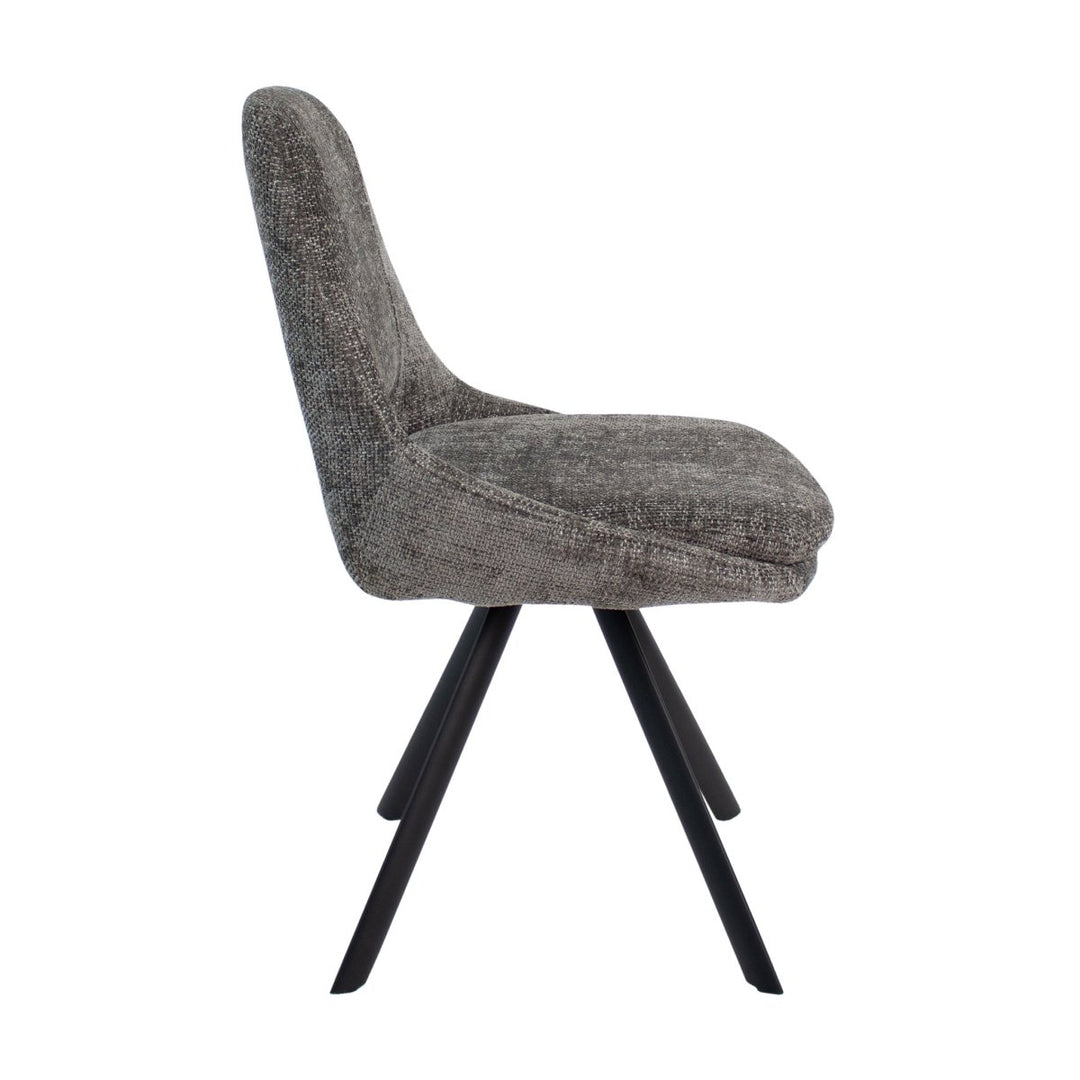 Chaise De Salle À Manger Contemporaine Gris Foncé | NYLE - Designix