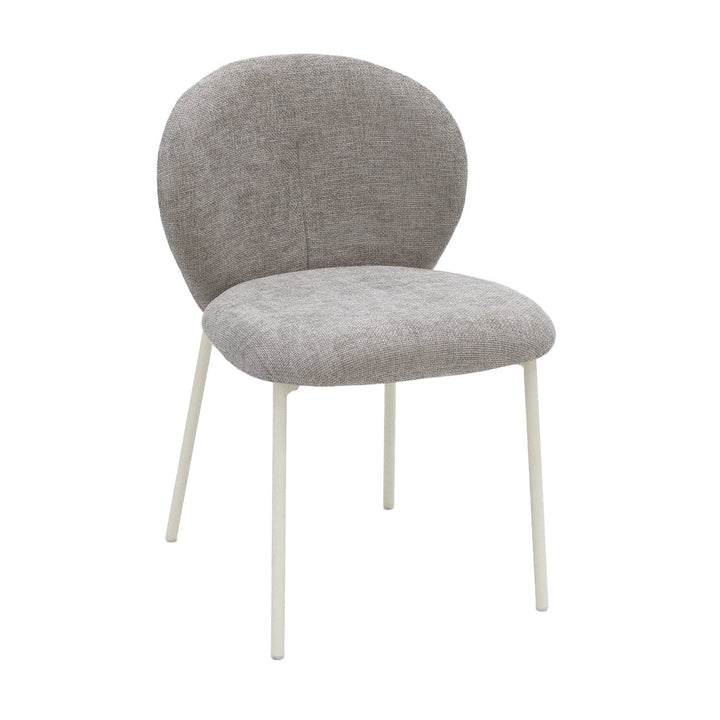 Chaise De Salle À Manger Contemporaine Gris/Beige | ZEVO - Designix