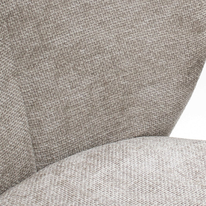 Chaise De Salle À Manger Contemporaine Gris/Beige | ZEVO - Designix