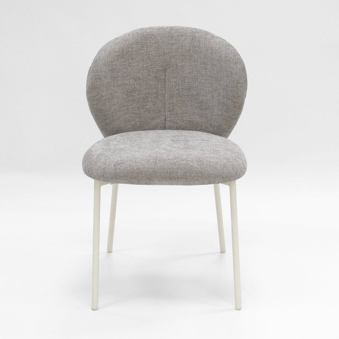 Chaise De Salle À Manger Contemporaine Gris/Beige | ZEVO - Designix