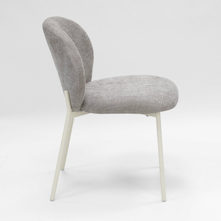 Chaise De Salle À Manger Contemporaine Gris/Beige | ZEVO - Designix