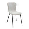 Chaise de salle à manger Crème Texturée Premium | NOVA