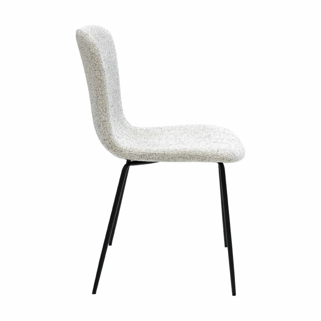 Chaise de salle à manger Crème Texturée Premium | NOVA - Designix
