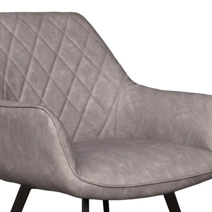 Chaise de salle à manger cuir PU et métal confort | LUXA - Designix
