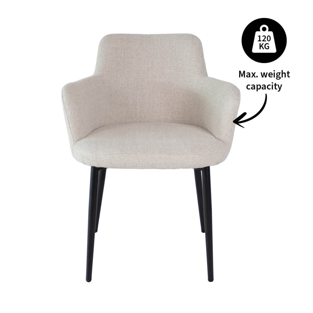 Chaise de Salle à Manger Emma Contemporaine | LUMA - Designix