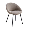 Chaise De Salle À Manger Moderne Avec Habillage Tissu Texturé Confortable | MELI