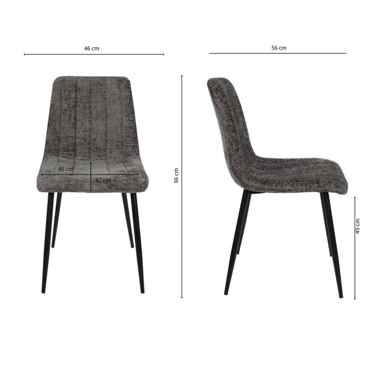 Chaise De Salle À Manger Moderne Confort Élégante | LUMA - Designix