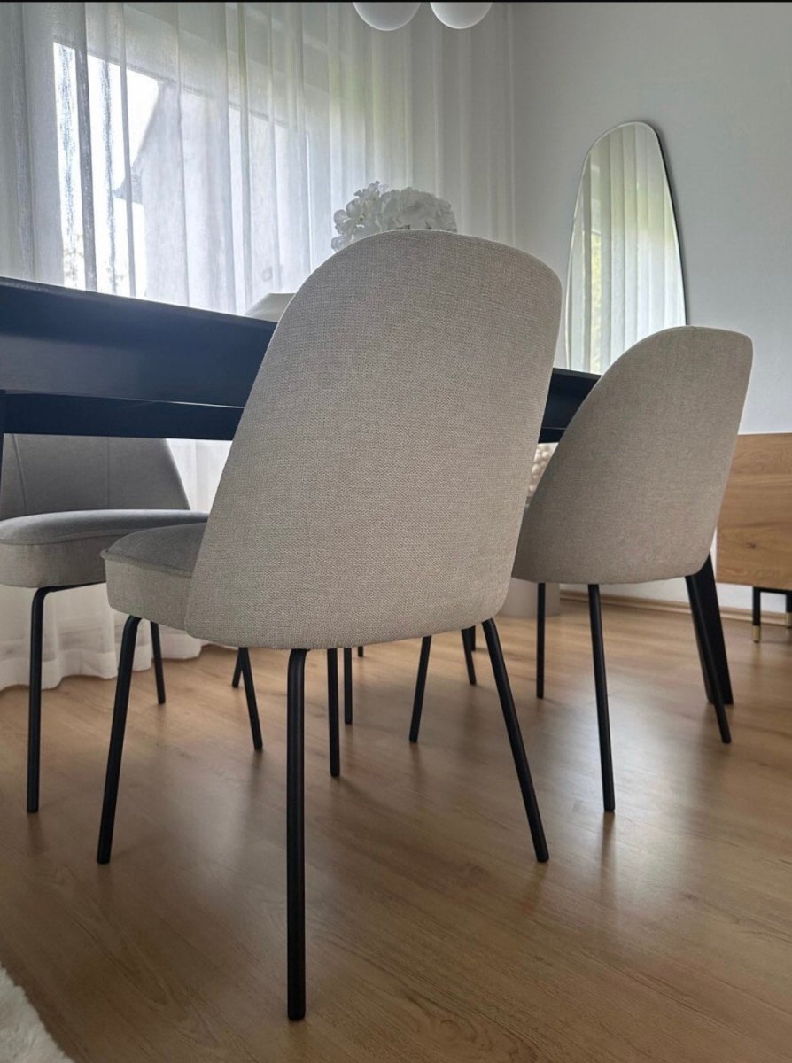 Chaise De Salle À Manger Moderne Confort Et Élégante En Tissu | LUMA - Designix